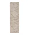 Michael Amini Ma30 Star Smr02 Runner Area Rug, 2'3 X 8' In Taupe/ivory