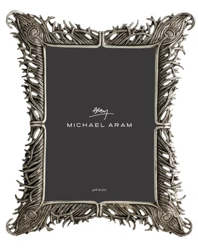 MICHAEL ARAM 4X6 OR 5X7 PLUME BLACK FRAME