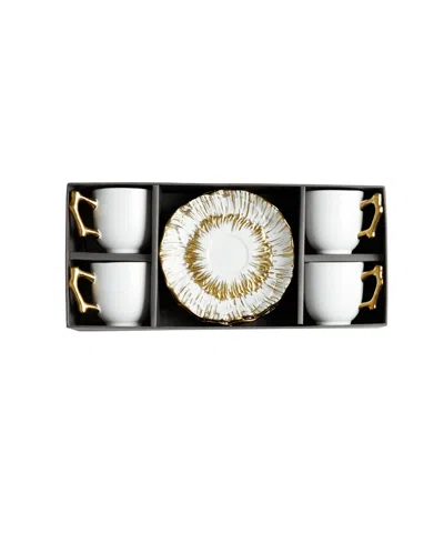 Michael Aram 5-pc. Anemone Demitasse Set In White
