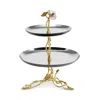 Michael Aram Anemone 2-tier Etagere In Silver