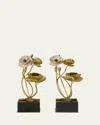 Michael Aram Anemone 2-piece Candleholder Set