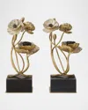 Michael Aram Anemone 2-piece Candleholder Set