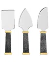 Michael Aram Anemone Cheese Knife Set In Multi