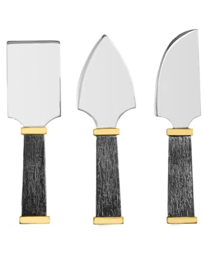 Michael Aram Anemone Cheese Knife Set In Multi