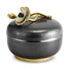 Michael Aram Anemone Covered Candy Dish 2 Piece Set In Gray