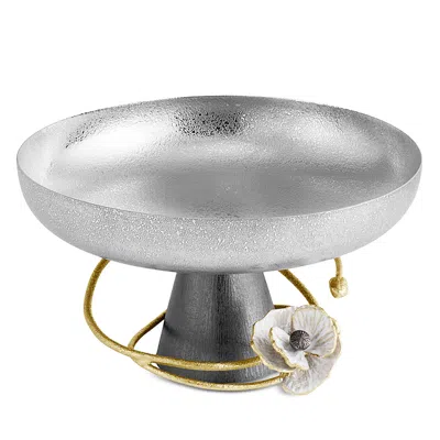 Michael Aram Anemone Fruit Bowl, Medium In Silver