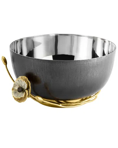 Michael Aram Anemone Large Bowl In Silver