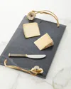 Michael Aram Anemone Large Cheese Board With Knife