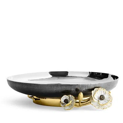 MICHAEL ARAM ANEMONE MEDIUM FOOTED PLATTER