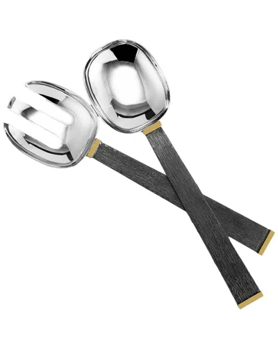 Michael Aram Anemone Serving Set In Gray