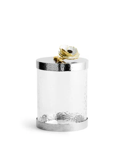 Michael Aram Anemone Small Canister In Transparent