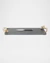 Michael Aram Anemone Small Cheese Board With Spreader