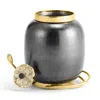 Michael Aram Anemone Small Vase In Gray