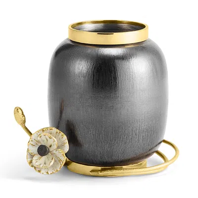 Michael Aram Anemone Small Vase In Gray