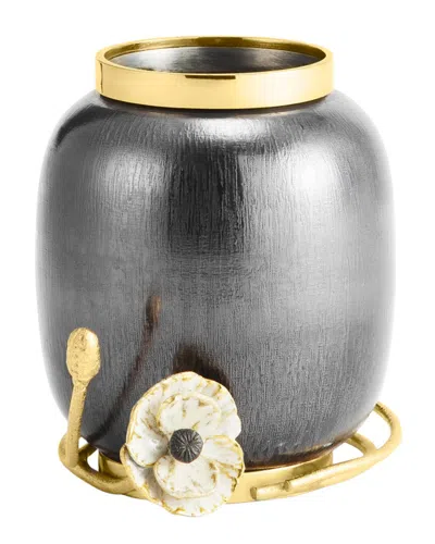 Michael Aram Anemone Small Vase In Metallic