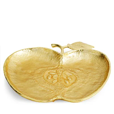 Michael Aram Gold Apple Plate