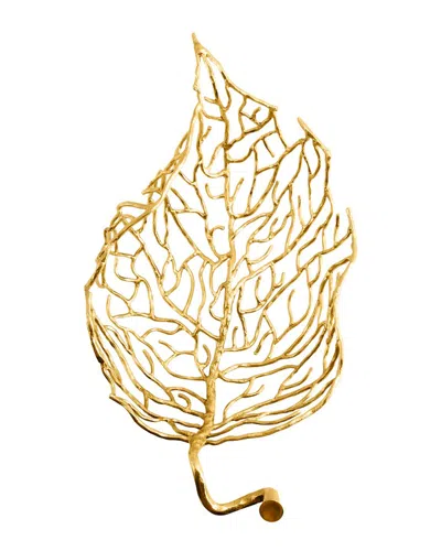 Michael Aram Autumn Leaf Medium Bowl In Gold