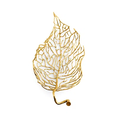 Michael Aram Autumn Leaf Medium Bowl In Gold