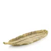 Michael Aram New Leaves Large Banana Leaf Platter In Gold