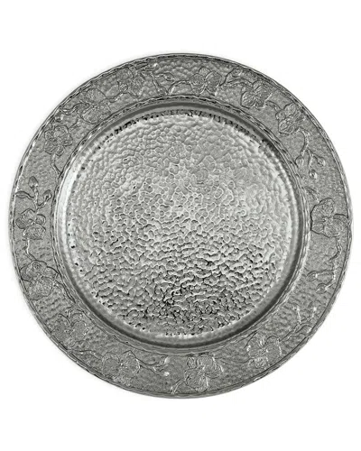 Michael Aram Black Orchid Charger Plate In Gray