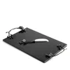 Michael Aram Black Orchid Two-piece Cheese Board Set In Black Nickelplate