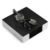 Michael Aram Black Orchid Cocktail Napkin Holder In Nickel Plate