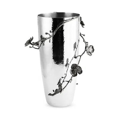 Michael Aram Black Orchid Centerpiece Vase In Black Nickelplate