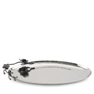 Michael Aram Black Orchid Medium Oval Platter In Gray