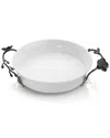 Michael Aram Black Orchid Pie Plate