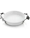 Michael Aram Black Orchid Pie Plate