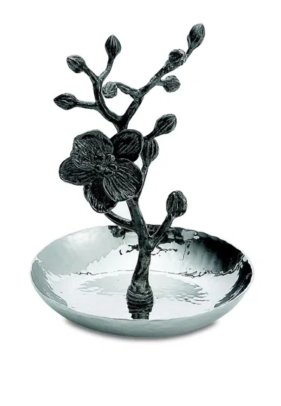 Michael Aram Black Orchid Ring Catch In Gray