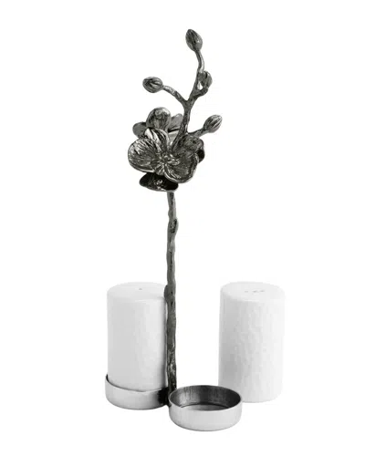 Michael Aram Black Orchid Salt & Pepper Set In Silver