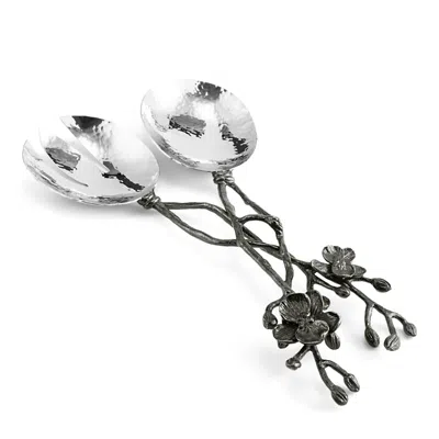 Michael Aram Black Orchid Serving Set In Black Nickelplate