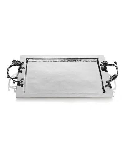 Michael Aram Black Orchid Serving Tray In Grey