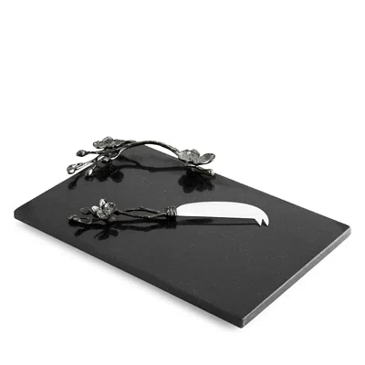 MICHAEL ARAM BLACK ORCHID SMALL CHEESEBOARD & KNIFE