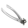 Michael Aram Black Orchid Spring Lock Tongs, Small In Silver