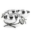 Michael Aram Black Orchid Triple Nut Dish