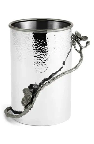 Michael Aram Black Orchid Utensil Holder In Silver