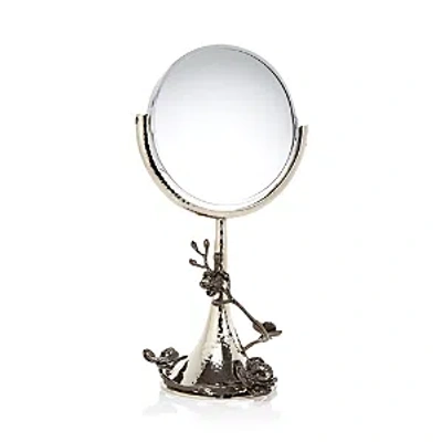 Michael Aram Black Orchid Vanity Mirror In Silver