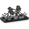 Michael Aram Black Orchid Vertical Napkin Holder In Silver Tone