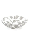 Michael Aram Botanical Leaf Bread Basket In Silver