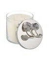 Michael Aram Botanical Leaf Candle In White