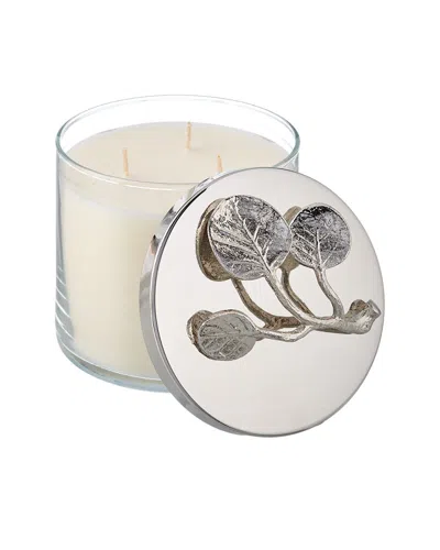 Michael Aram Botanical Leaf Candle In White