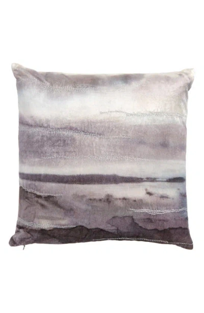 Michael Aram Brushed Landscape Throw Pillow In Surf
