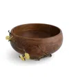 Michael Aram Butterfly Ginkgo Wood Salad Bowl In No Color