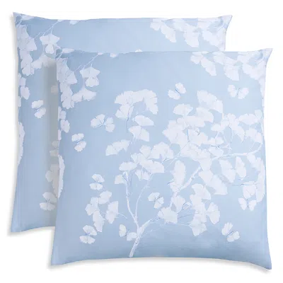 Michael Aram Butterfly Gingko Euro Shams, Set Of 2 In Blue