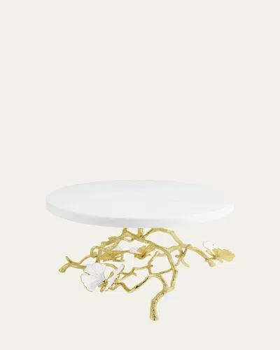 Michael Aram Butterfly Gingko Gold Cake Stand