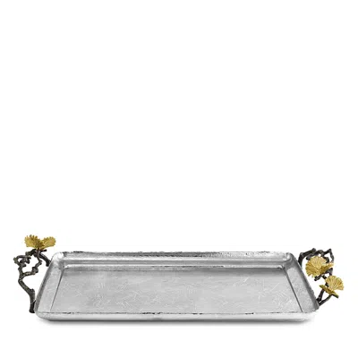 Michael Aram Butterfly Gingko Serving Tray In Silver