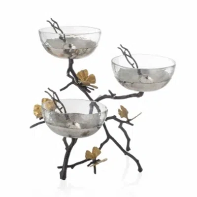 MICHAEL ARAM BUTTERFLY GINGKO TRIPLE BOWL SET