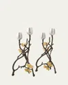 Michael Aram Butterfly Gingko 2-pc. Candle Holder Set